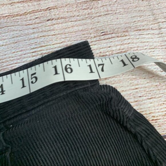 Vintage Black Corduroy Mom Pants Size 16 - Picture 8 of 11